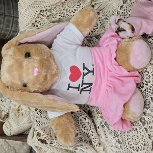 BAB Plush Bunny Pawlette with Extra Outfits